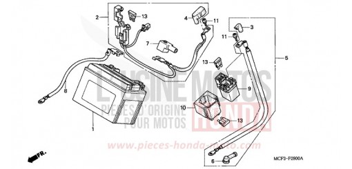 BATTERIE VTR1000SP3 de 2003
